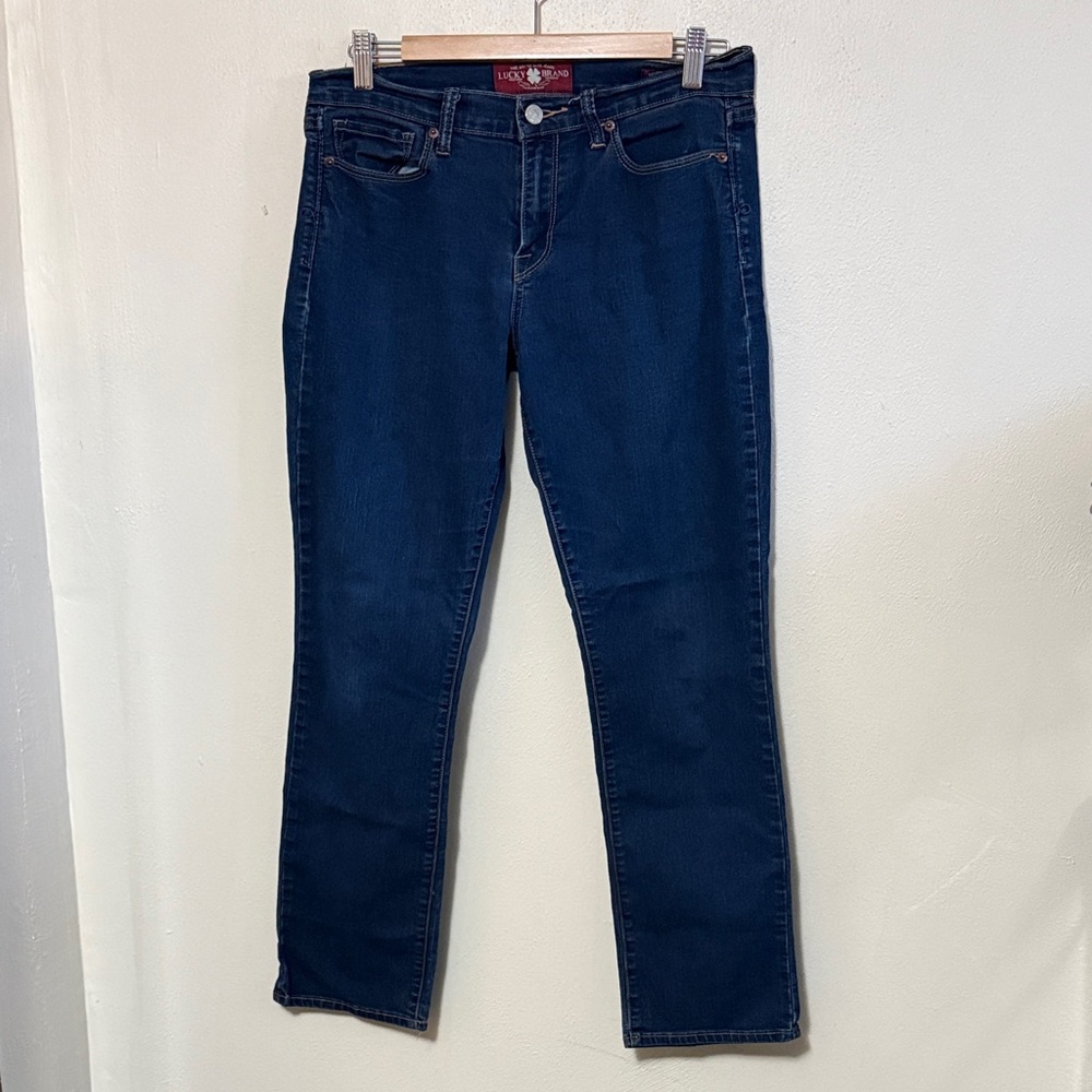 Lucky Brand Dark Blue Straight Leg Jeans